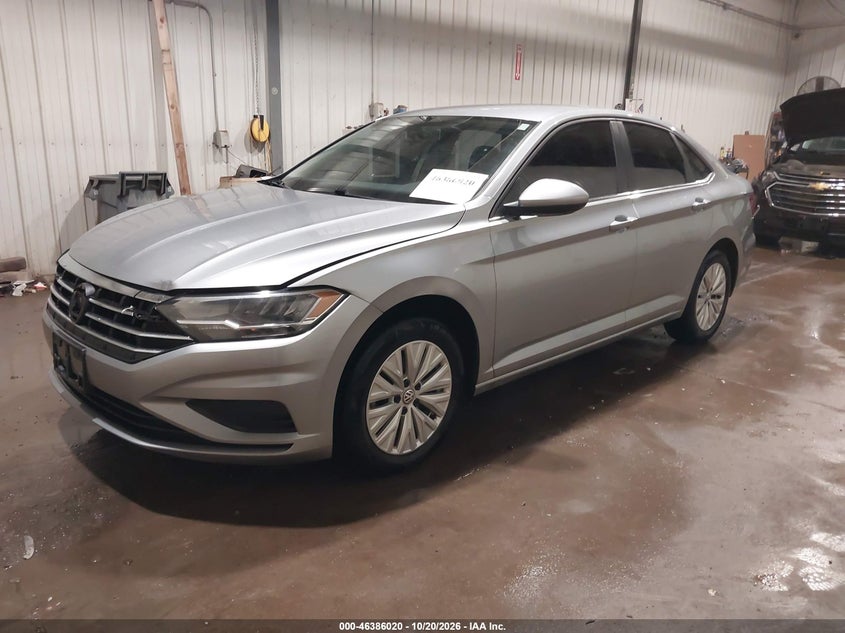 Vin: 3vwcb7bu4km241976, lot: 46886367, volkswagen jetta 1.4t r-line/1.4t s/1.4t se 20192