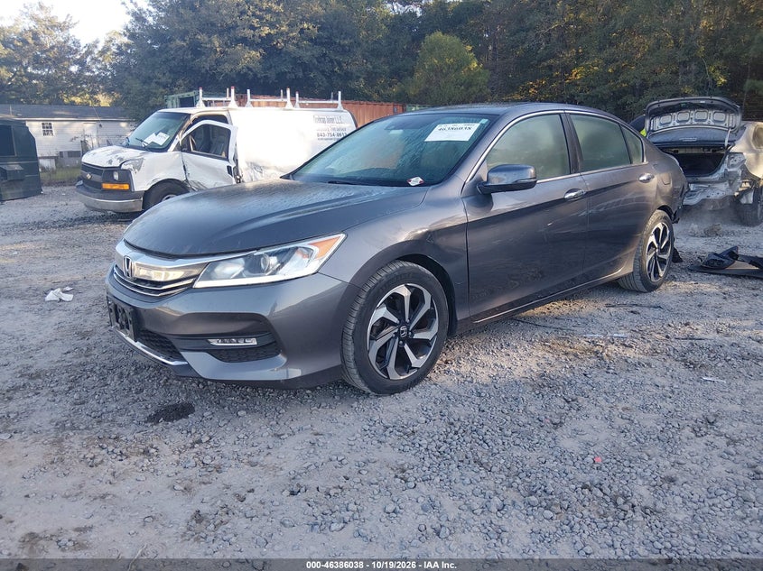 Vin: 1hgcr2f97ga132926, lot: 46886385, honda accord ex-l 20162