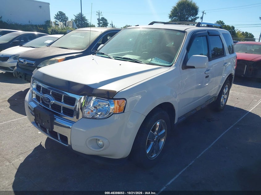 Vin: 1fmcu0e76ckb02835, lot: 46886400, ford escape limited 20122