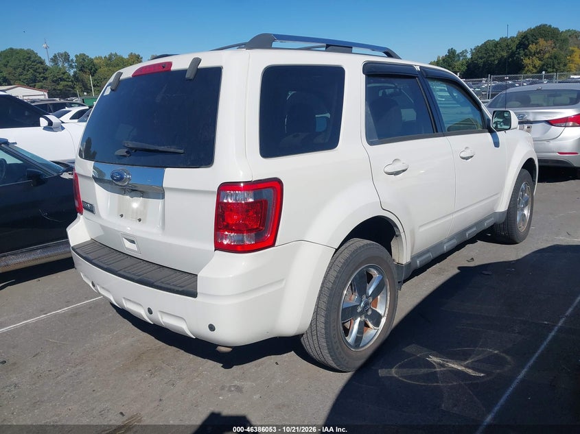 Vin: 1fmcu0e76ckb02835, lot: 46886400, ford escape limited 20124