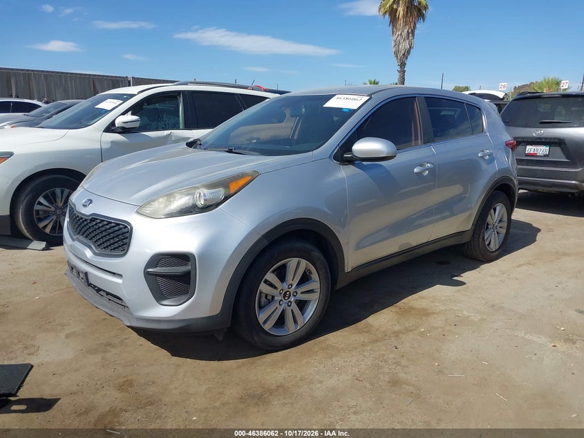 Vin: kndpm3ac6j7336886, lot: 46886409, kia sportage lx 20182