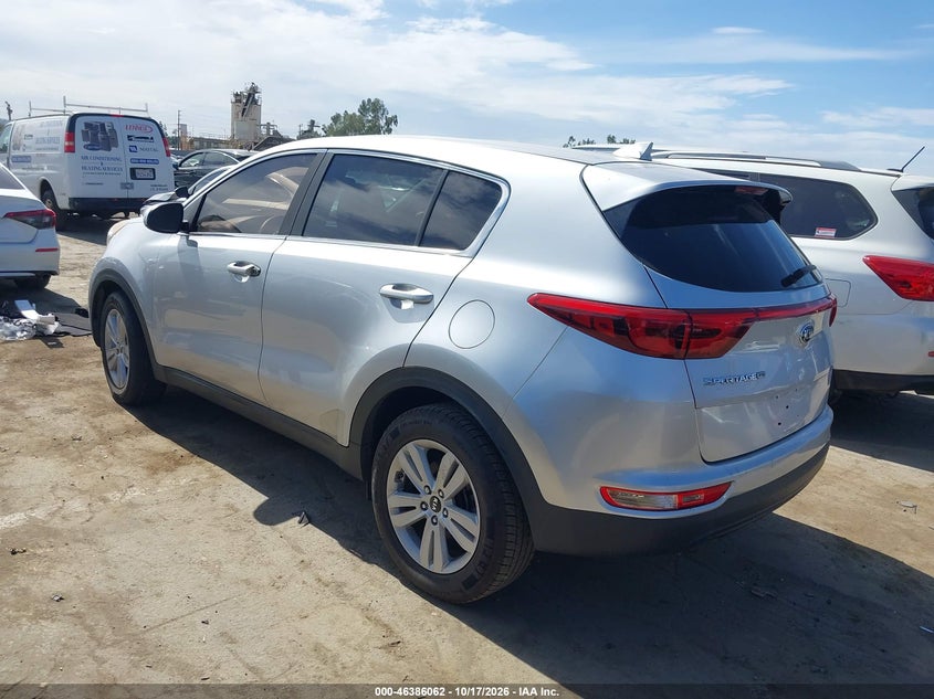 Vin: kndpm3ac6j7336886, lot: 46886409, kia sportage lx 20183