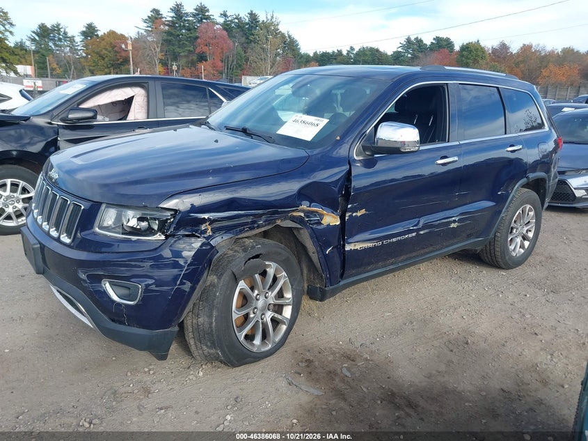 Vin: 1c4rjfbg0fc207190, lot: 46886416, jeep grand cherokee limited 20152