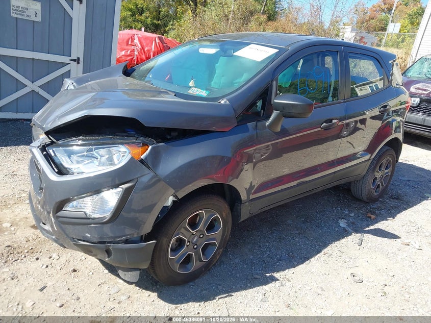 Vin: maj6s3fl1mc439127, lot: 46886438, ford ecosport s 20212