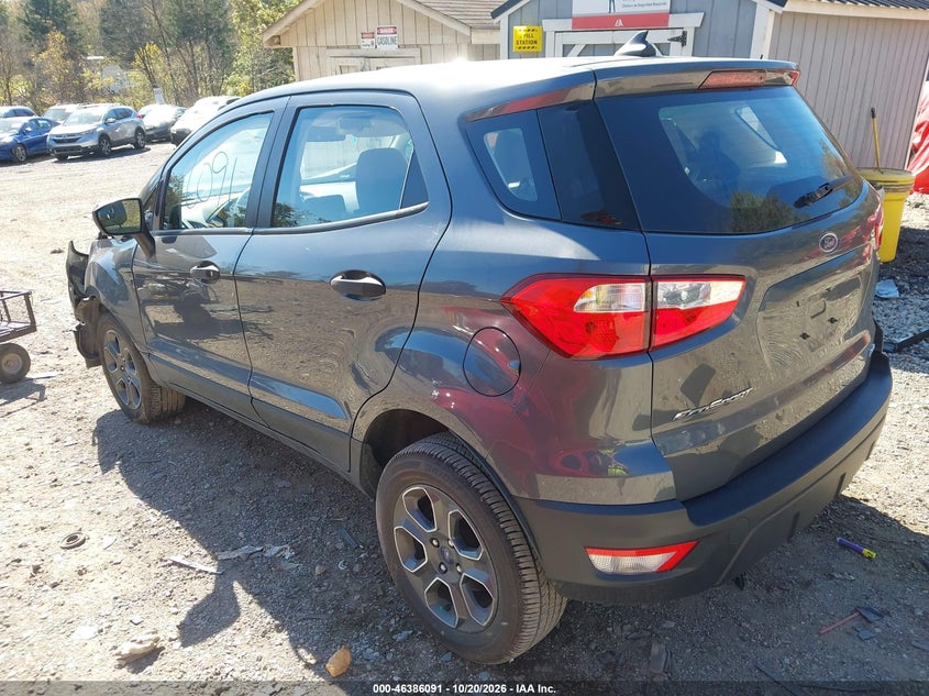 Vin: maj6s3fl1mc439127, lot: 46886438, ford ecosport s 20213