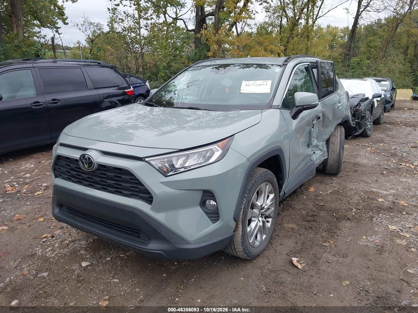Vin: 2t3a1rfv9mw184364, lot: 46886440, toyota rav4 xle premium 20212