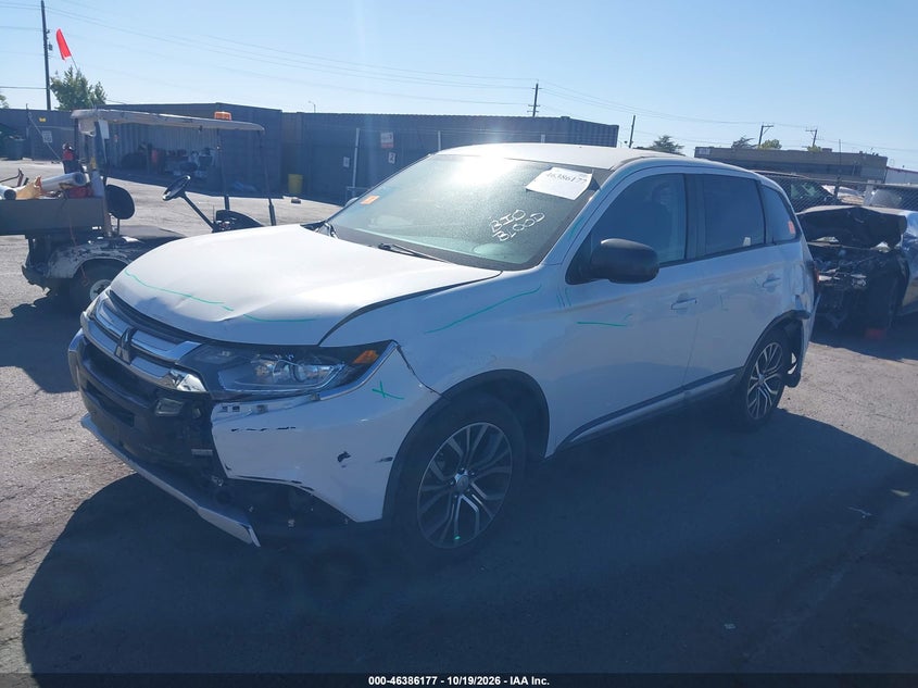 2017 Mitsubishi Outlander Es, Био/химия, IAAI, VIN JA4AZ2A36HZ042351 — фото 2