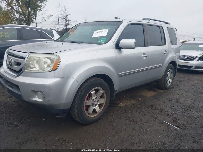 Vin: 5fnyf4h91bb507358, lot: 46886526, honda pilot touring 20112