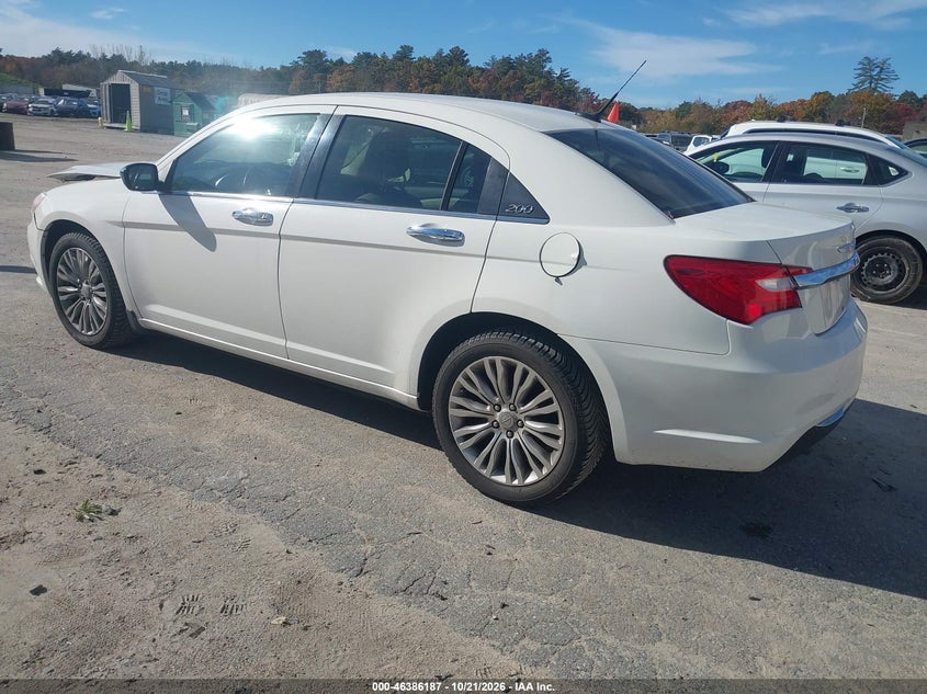 Vin: 1c3bc2fg8bn504077, lot: 46886534, chrysler 200 limited 20113