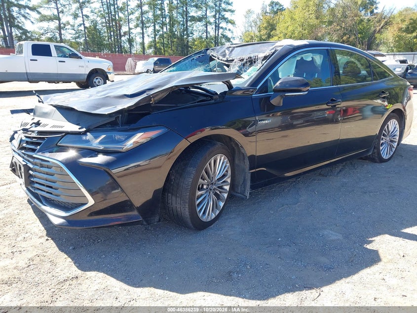 Vin: 4t1b21fb8ku003852, lot: 46886586, toyota avalon hybrid limited 20192