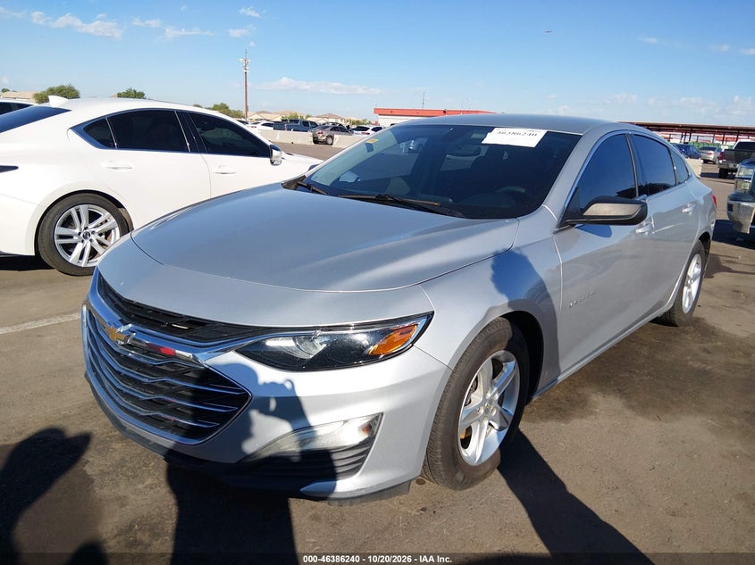 2020 Chevrolet Malibu Fwd Ls, Удар сзади, IAAI, VIN 1G1ZB5ST2LF151177 — фото 2