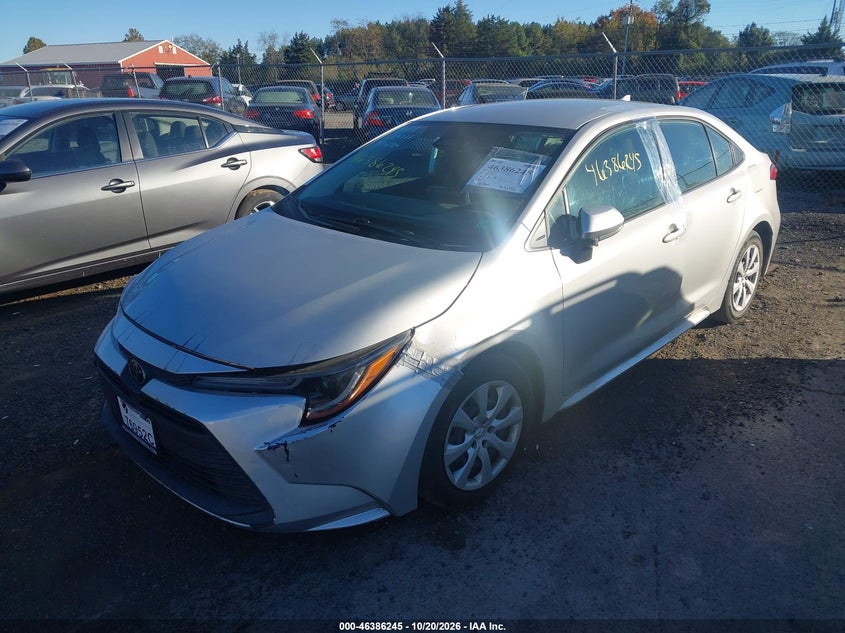 2024 Toyota Corolla Le, Изъятое, IAAI, VIN 5YFB4MDE9RP149195 — фото 2