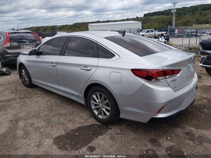 Vin: 5npe24af3jh618377, lot: 46886594, hyundai sonata se 20183