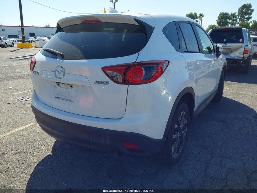 Vin: jm3ke2dy8g0872434, lot: 46886602, mazda cx-5 grand touring 20164