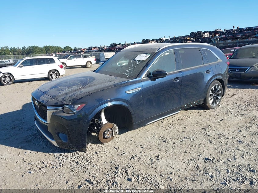 2025 Mazda Cx-90 3.3 Turbo S Premium Plus Package, Левый бок, IAAI, VIN JM3KKEHC9S1235029 — фото 2