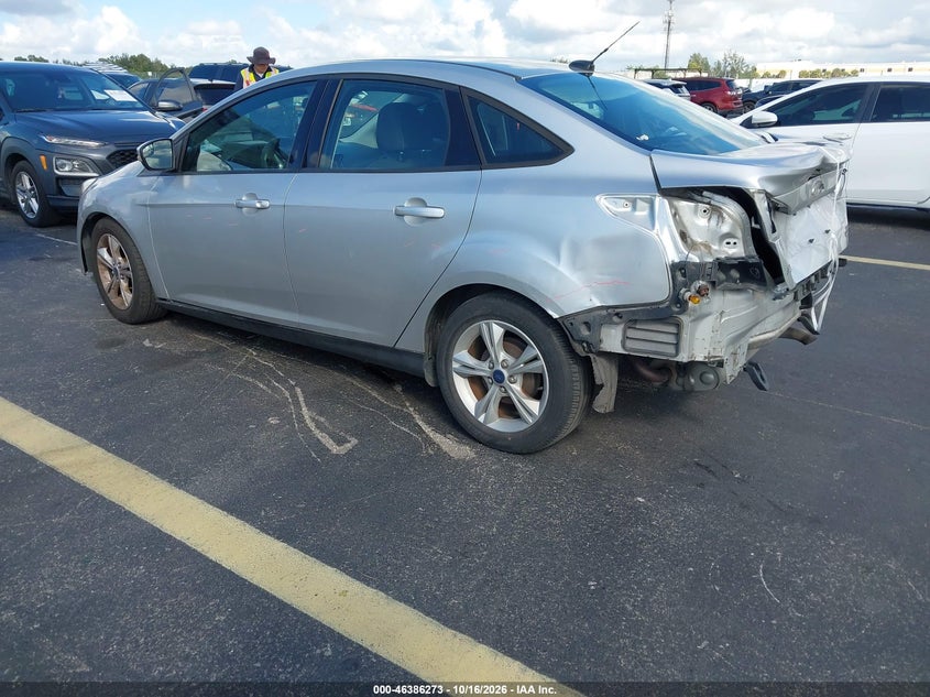 Vin: 1fadp3f23el400637, lot: 46886620, ford focus se 20143