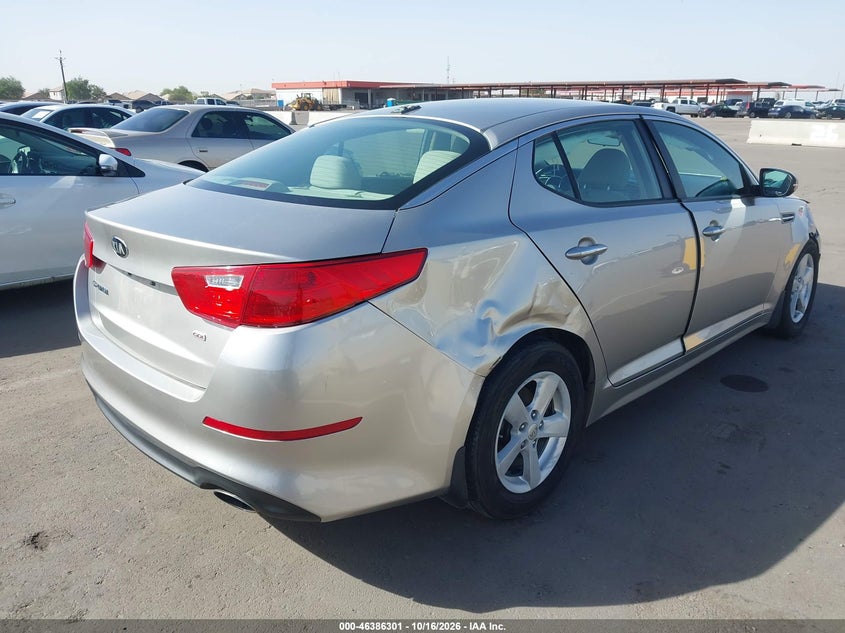 Vin: knagm4a72f5571553, lot: 46886648, kia optima lx 20154