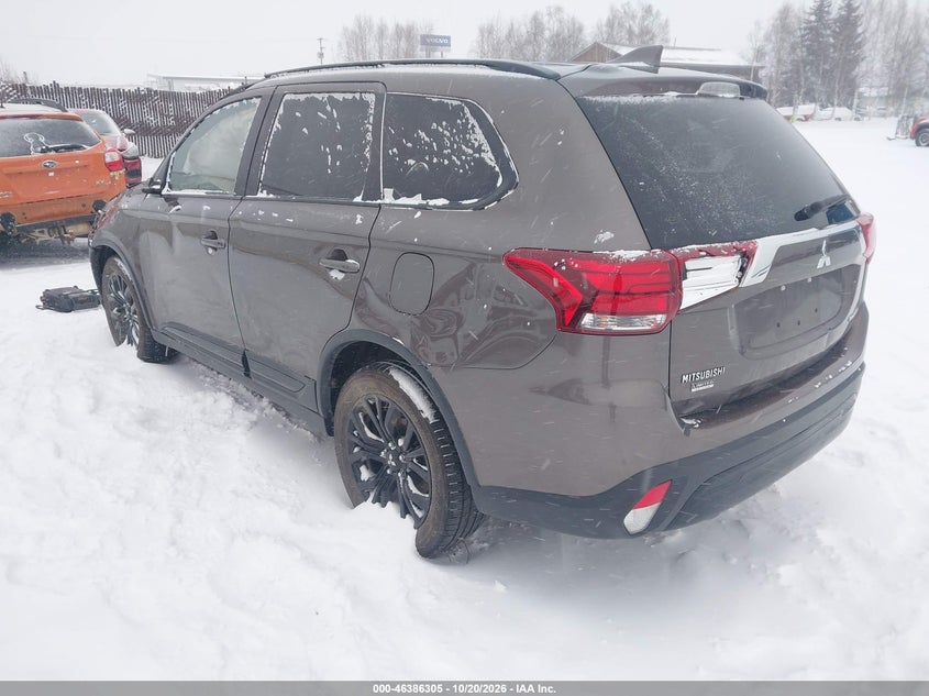 Vin: ja4az3a33kz048217, lot: 46886652, mitsubishi outlander le 20193