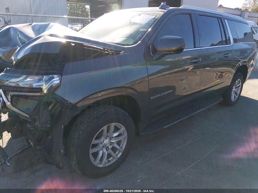 Vin: 1gnscckd9mr177981, lot: 46886673, chevrolet suburban 2wd lt 20212