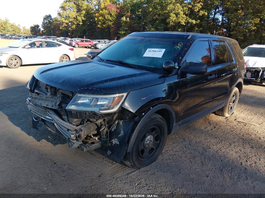 2016 Ford Utility Police Interceptor, Удар спереди, IAAI, VIN 1FM5K8AR8GGA04550 — фото 2