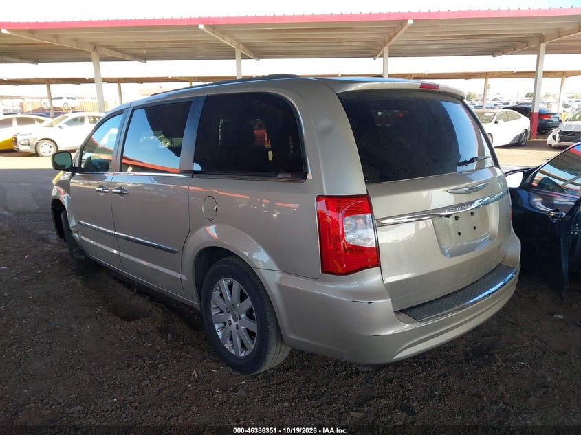 Vin: 2c4rc1bg2fr602346, lot: 46886698, chrysler town & country touring 20153