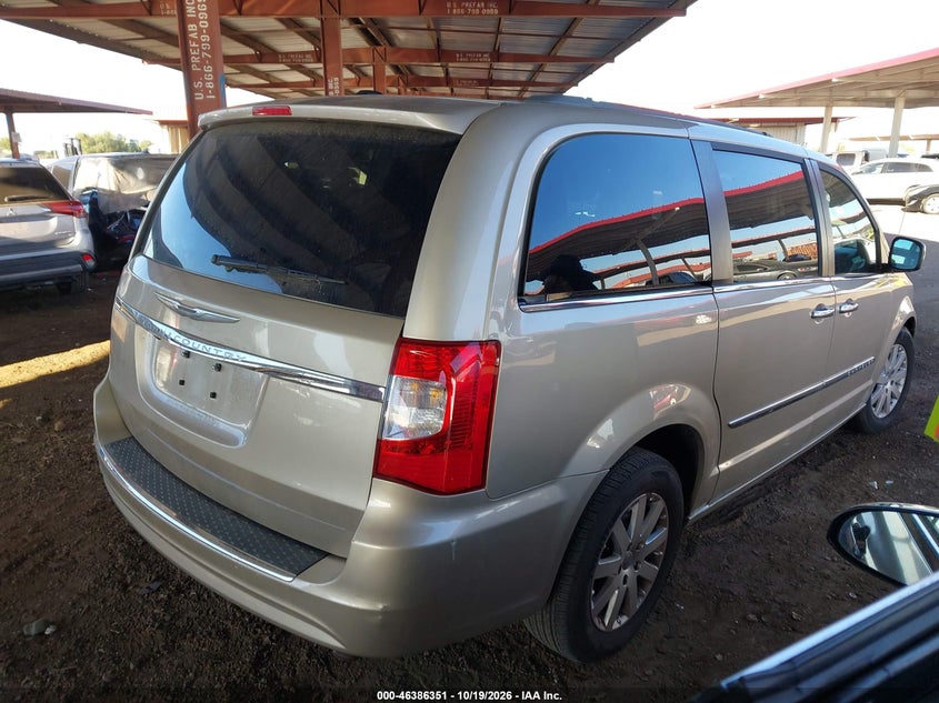 Vin: 2c4rc1bg2fr602346, lot: 46886698, chrysler town & country touring 20154