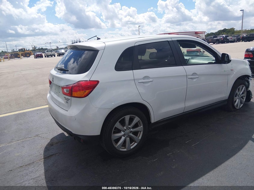 Vin: 4a4ap3aw8fe032994, lot: 46886717, mitsubishi outlander sport es 20154