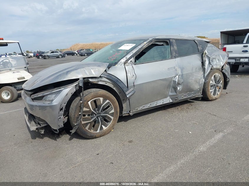 Vin: kndc3dlc6r5184121, lot: 46886722, kia ev6 wind 20242