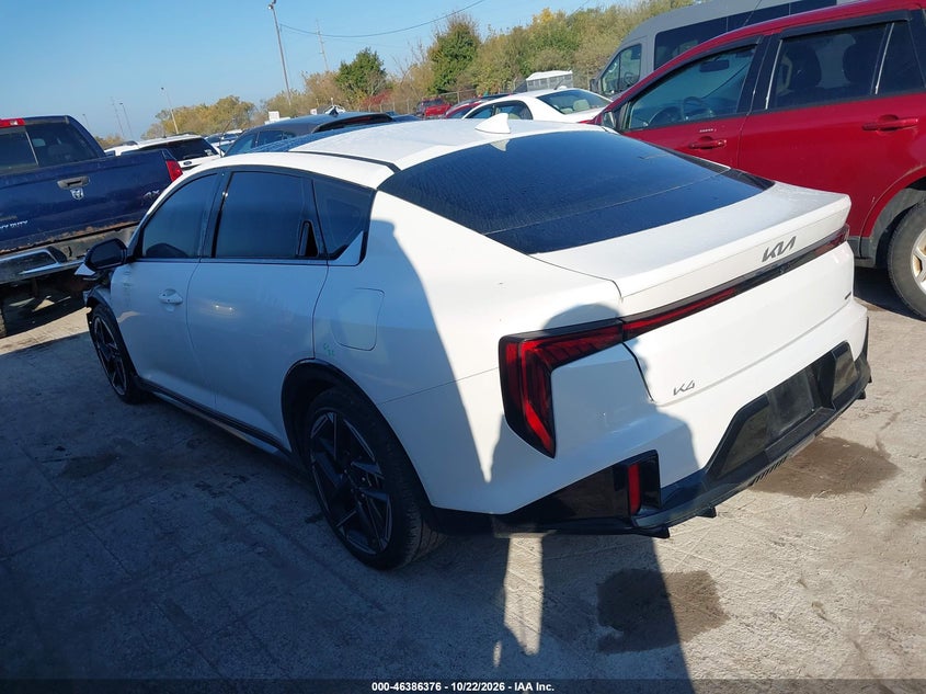 Vin: 3kpfw4de8se131838, lot: 46886723, kia k4 gt-line 20253