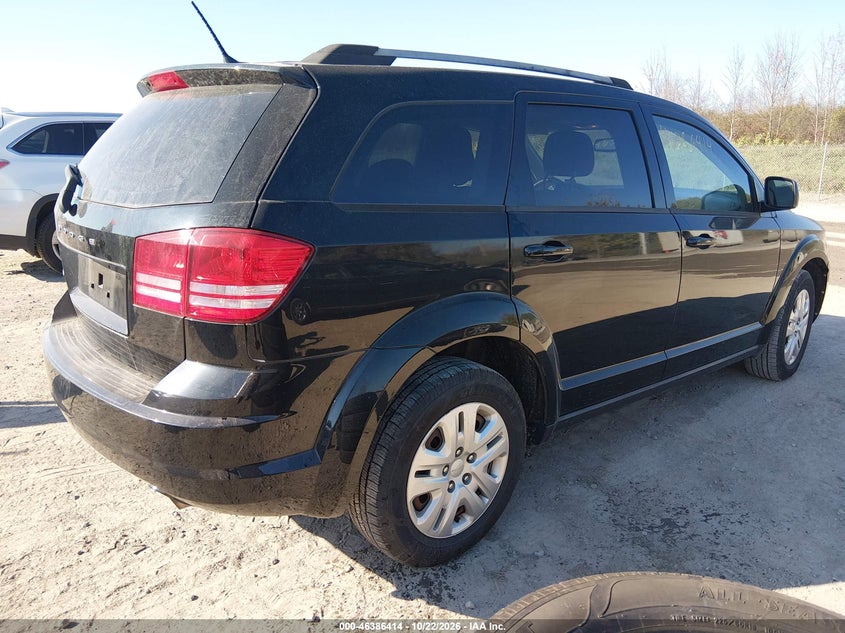 Vin: 3c4pdcab4jt444149, lot: 46886761, dodge journey se 20184