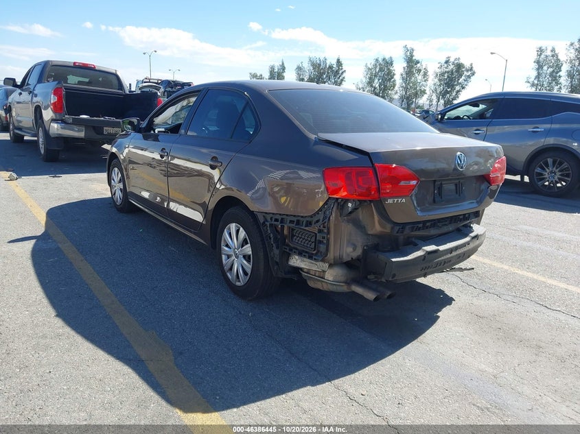 Vin: 3vw2k7aj5em292555, lot: 46886792, volkswagen jetta 2.0l s 20143