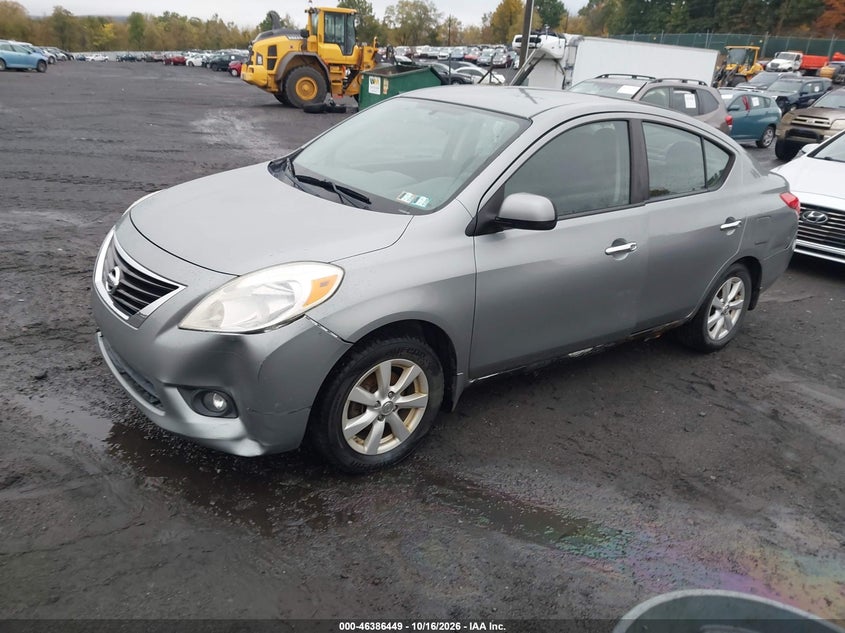 2012 Nissan Versa 1.6 Sl, Normal Wear & Tear, IAAI, VIN 3N1CN7AP0CL889637 — photo 2