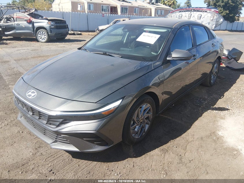Vin: kmhlm4dj9ru111143, lot: 46886821, hyundai elantra hybrid blue 20242