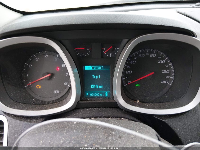 CHEVROLET EQUINOX 2013 VIN 1GNFLCEK8DZ115256