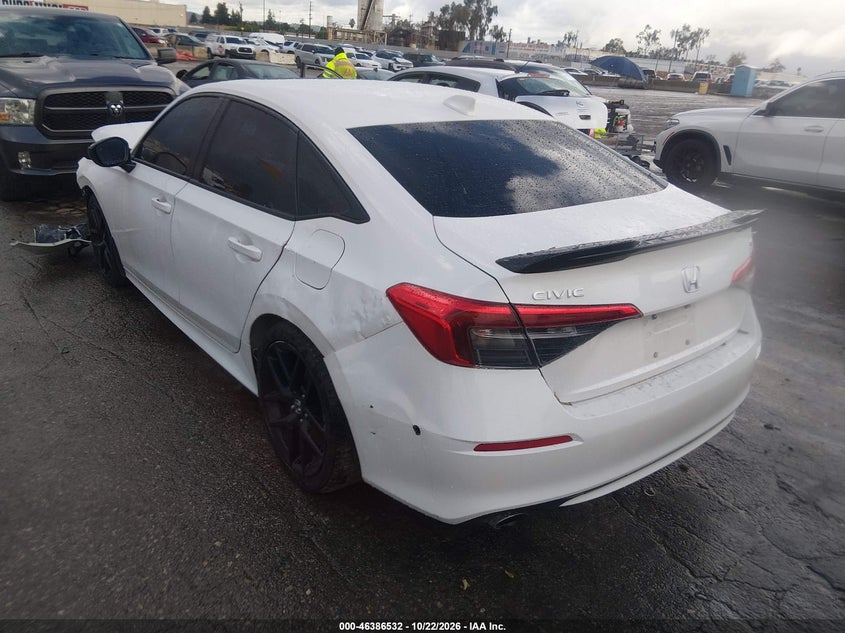 Vin: 2hgfe1e55nh474410, lot: 46886879, honda civic si sedan 20223