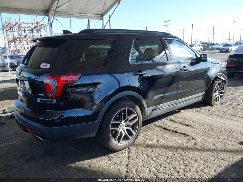 Vin: 1fm5k8gtxhgd89954, lot: 46886884, ford explorer sport 20174