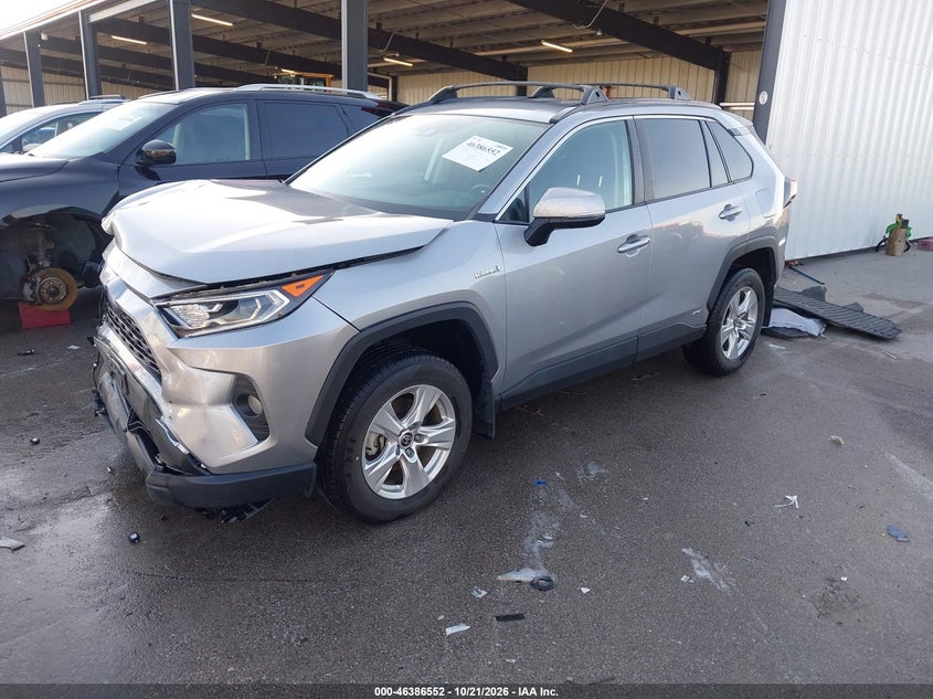 Vin: 2t3rwrfv6mw126104, lot: 46886899, toyota rav4 hybrid xle 20212