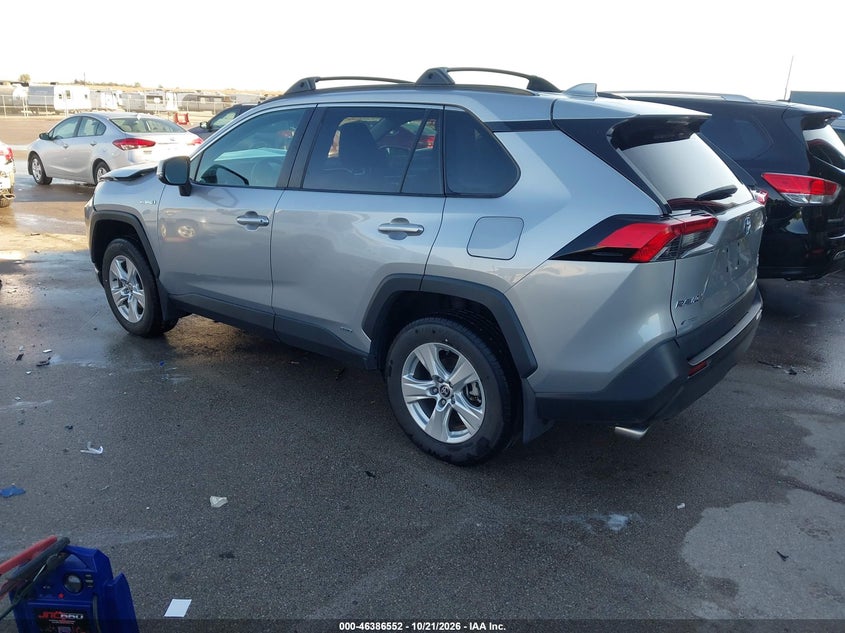 Vin: 2t3rwrfv6mw126104, lot: 46886899, toyota rav4 hybrid xle 20213