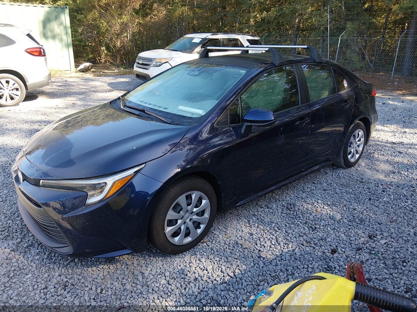Vin: jtdbcmfe6s3079427, lot: 46886928, toyota corolla hybrid le 20252