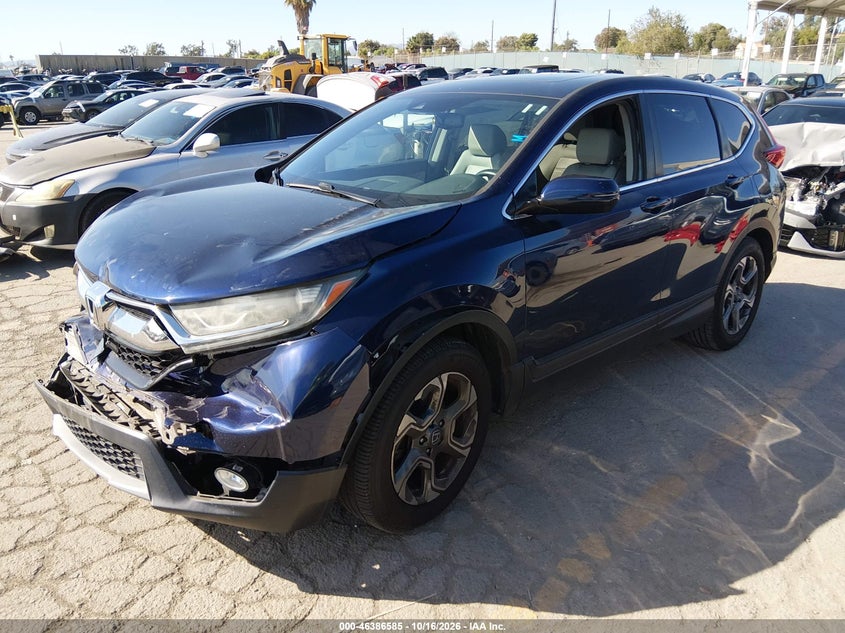 Vin: 5j6rw1h86ja007983, lot: 46886932, honda cr-v ex-l/ex-l navi 20182