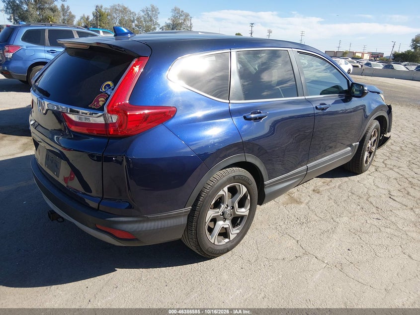 Vin: 5j6rw1h86ja007983, lot: 46886932, honda cr-v ex-l/ex-l navi 20184