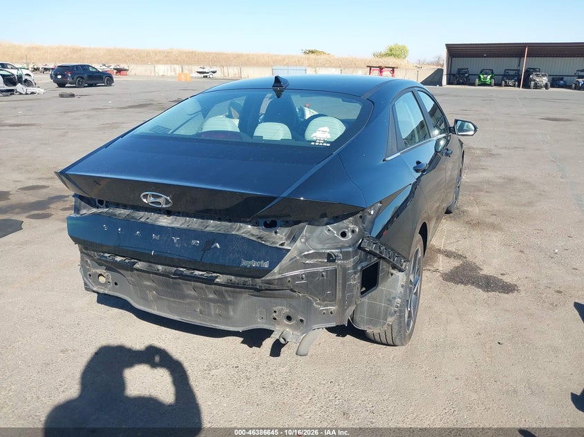 Vin: kmhln4ajxpu051422, lot: 46886992, hyundai elantra hybrid limited 20234
