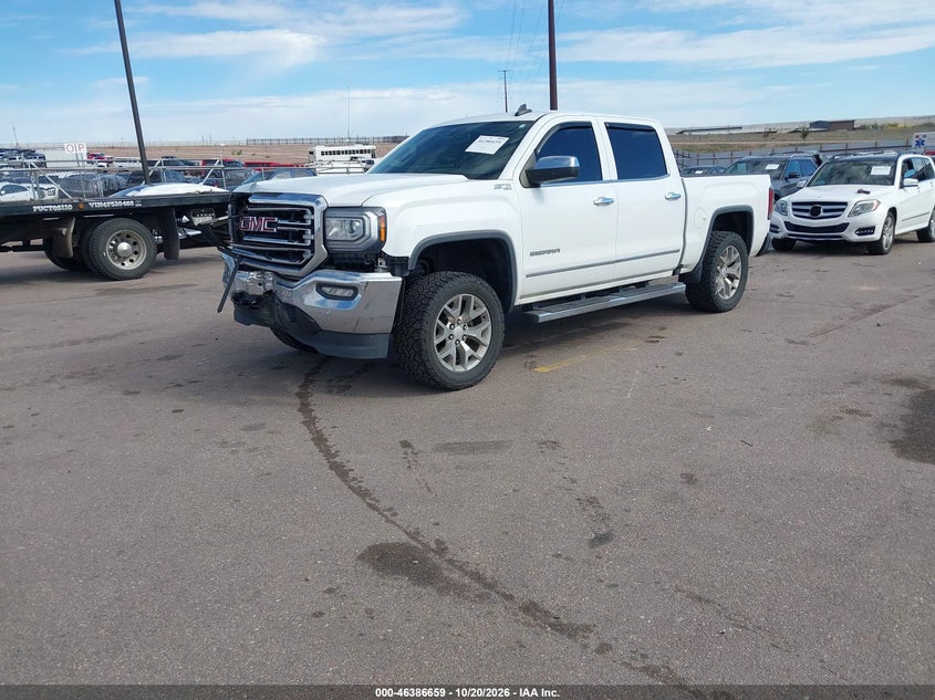 Vin: 3gtu2nec1jg623104, lot: 46887006, gmc sierra 1500 slt 20182