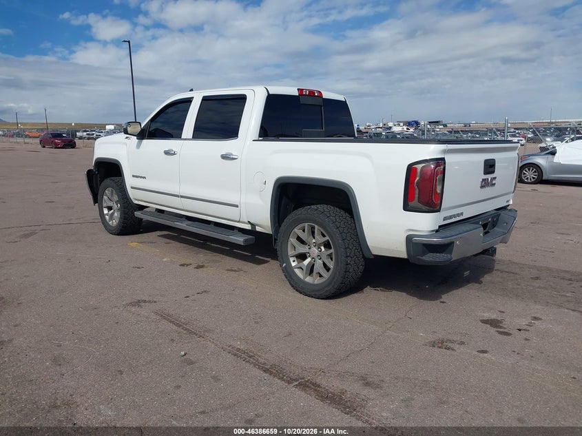 Vin: 3gtu2nec1jg623104, lot: 46887006, gmc sierra 1500 slt 20183