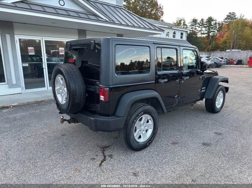 Vin: 1c4bjwdg5dl589860, lot: 46887012, jeep wrangler unlimited sport 20134