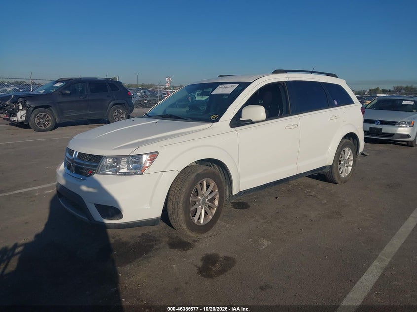 2015 Dodge Journey Sxt, Left Front, IAAI, VIN 3C4PDDBG3FT693159 — photo 2