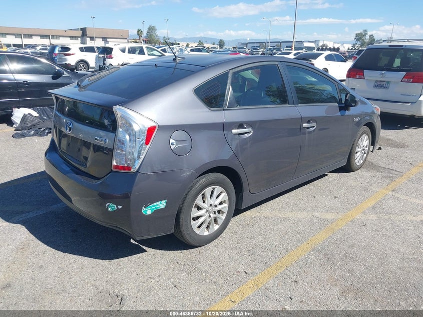 Vin: jtdkn3dp7f3066202, lot: 46887079, toyota prius plug-in 20154