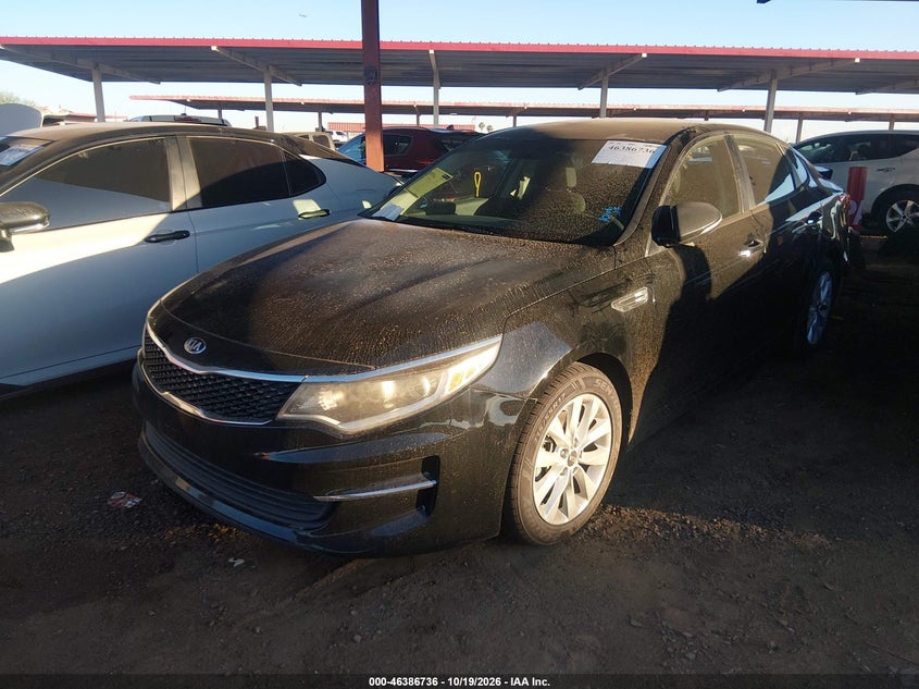 Vin: 5xxgt4l37hg133464, lot: 46887083, kia optima lx 20172