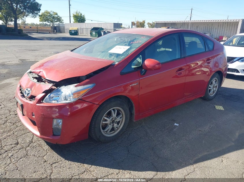 Vin: jtdkn3du4a5016540, lot: 46887089, toyota prius ii 20102
