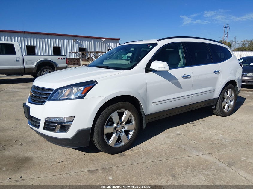 2017 Chevrolet Traverse Premier, Right Rear, IAAI, VIN 1GNKRJKD1HJ236366 — photo 2